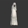 Elegant White Sleeveless Lace Dress With Floral Pattern For Women