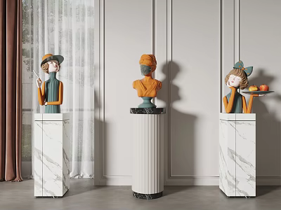 Modern Sculpture Ornaments 3d model