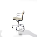 Yellow Modern Ergonomic Office Chair With Adjustable Arms And Rolling Base