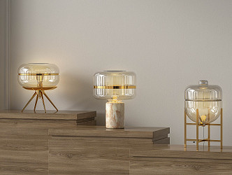 Light Luxury Table Lamp Simple Table Lamp 3d model