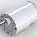 White Industrial Motors With Metal Shaft And Precision Mounting Components