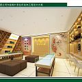 High end Commercial Jewelry Store Gold Showroom Interior Design With Display Counters And Decor