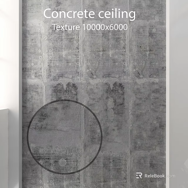 Textured Wall Component With Gray Pattern And Large Size 10000x6000 3d model 