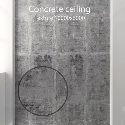Textured Wall Component With Gray Pattern And Large Size 10000x6000 3d model
