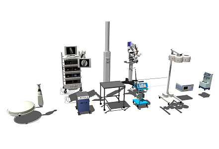 Modern Medical Equipment 3d model