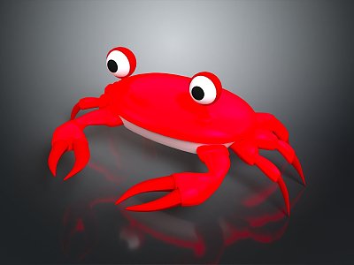 crab sea crab river crab hairy crab bread crab hermit crab big crab small crab marine animal fish 3d model