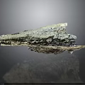 Natural Rock with Layered Structure White Light Brown Dark Gray Natural Texture and Fracture Marks
