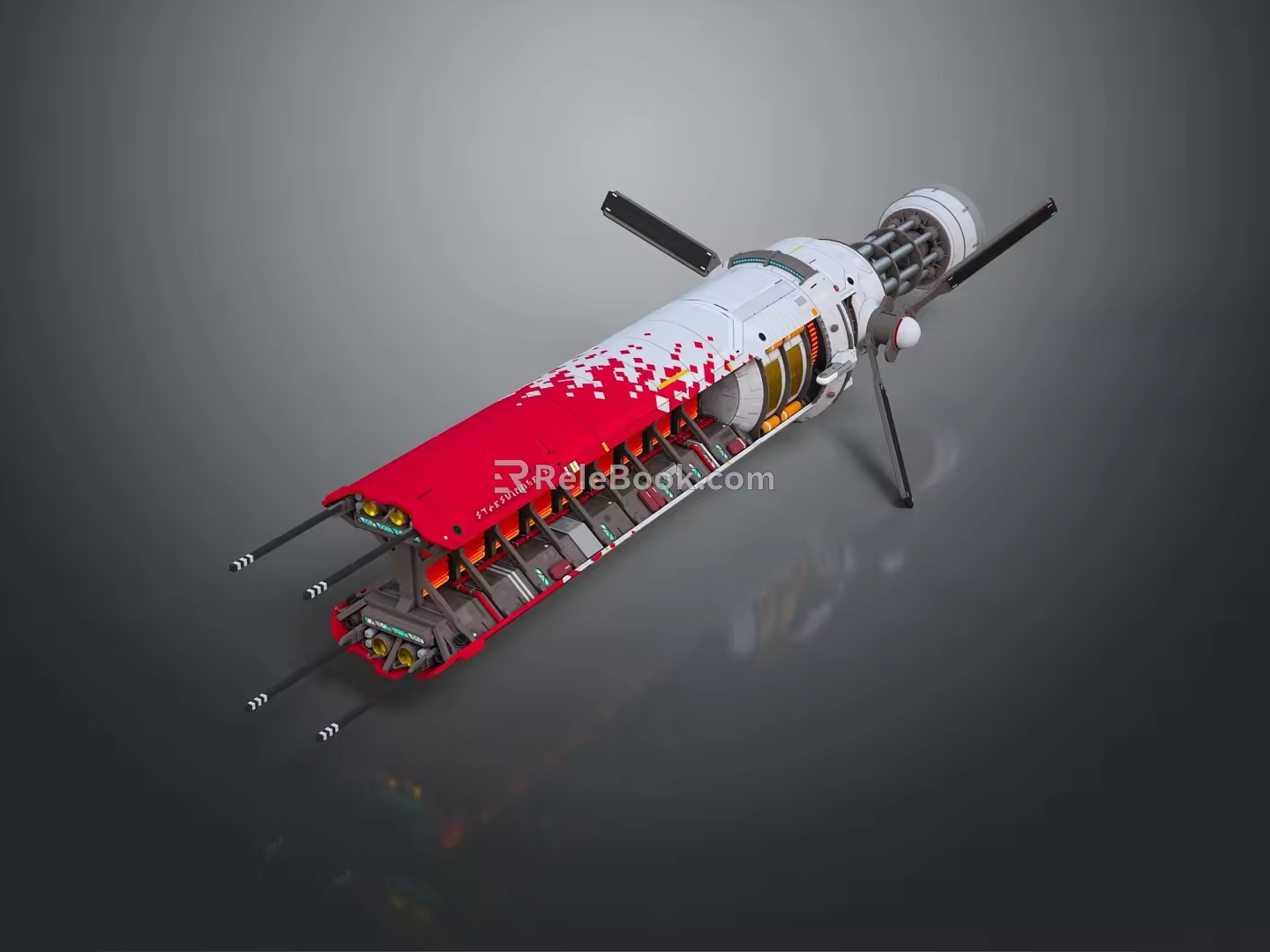 Modern Spaceship Space Exploration Ship Spaceship Space Ship 3d model