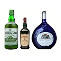Stylish Whiskey Bottles In Different Colors Featuring Laphroaig And Jameson
