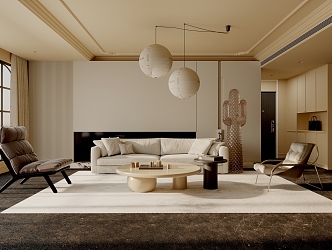 The Silent Living Room 3d model