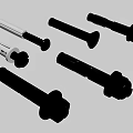 Stainless Steel Hex Head Bolts And Expansion Fasteners For Construction Use