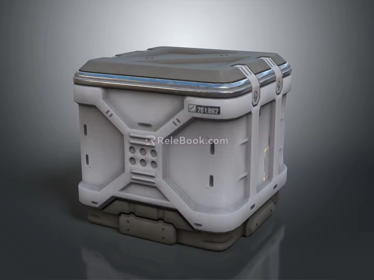 Science Fiction Box Science Fiction Box Military Box Password Box 3d model