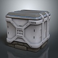 Science Fiction Box Science Fiction Box Military Box Password Box 3d model