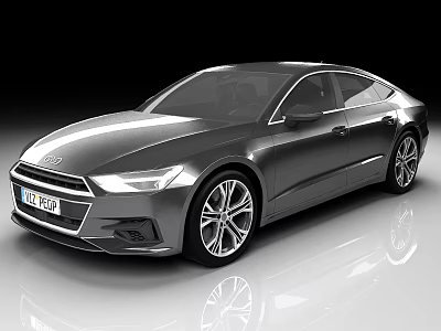 limousine car 3d model