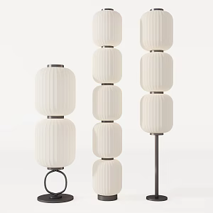New Chinese floor lamp 3d model