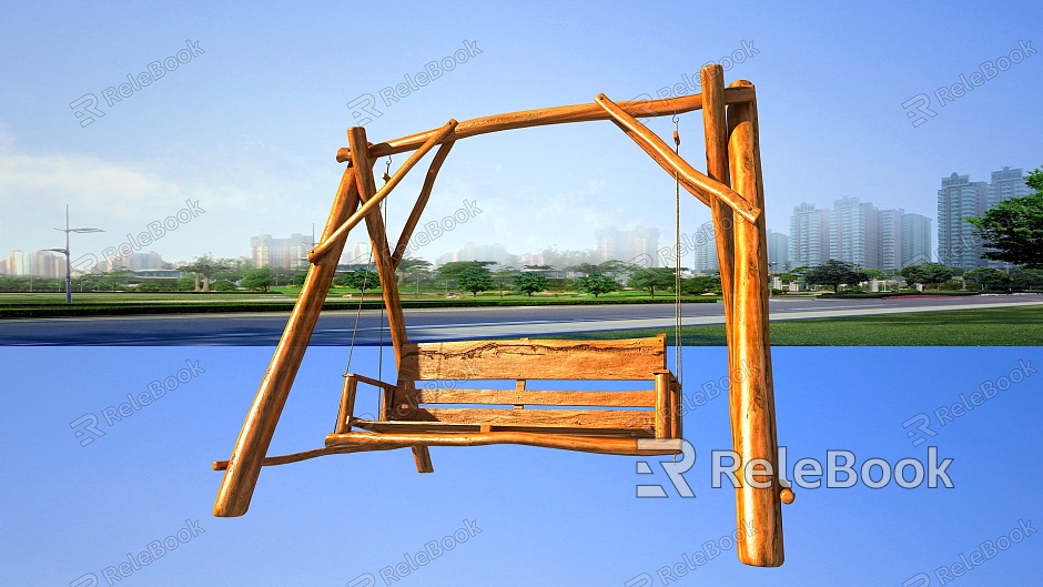 Modern Swing Landscape Swing Animation model