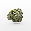 Natural Rockery Stone With Layered Texture And Green Moss For Garden Decor