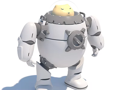Ornaments Robot Bear Robot Mecha Amusement Equipment Astronaut Space Suit 3d model