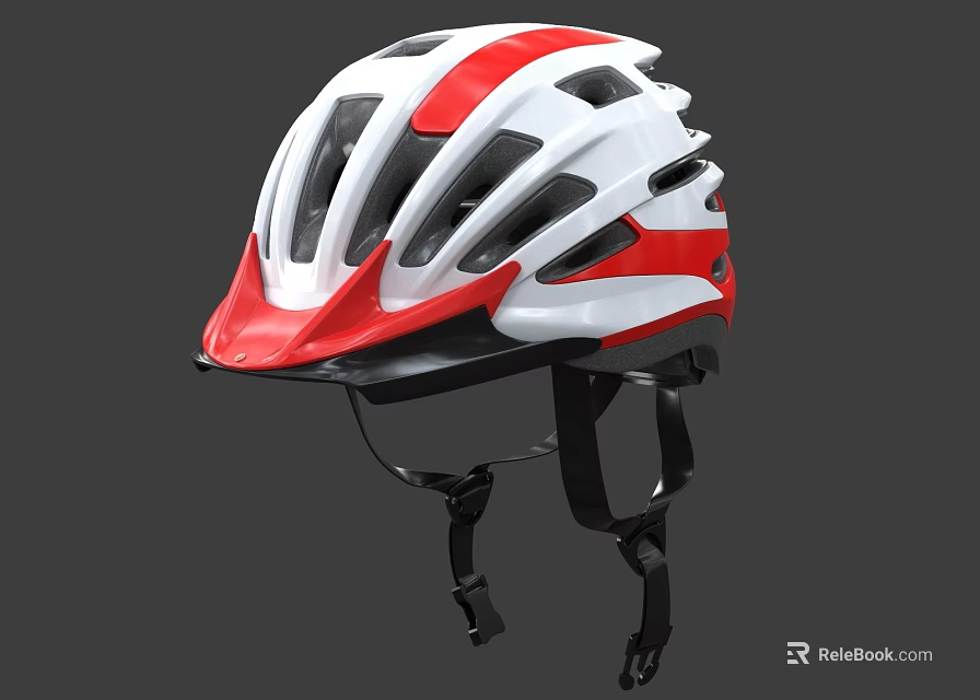 Red And White Sports Clothing With Breathable Design For Active Lifestyles 3d model 