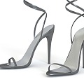 High Heels Dior Shoes Women's Shoes Lace-Up High Heel Sandals Stiletto Heels Strap High Heels Shallow Mouth Heels Nightclub High Heel Shoulder Strap High Heels 3d model