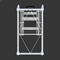 Mobile Adjustable Lifting Table With Aluminum X Frame Platform And Lockable Wheels