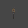 Light submachine gun 3d model