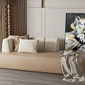 Modern chaise longue 3d model