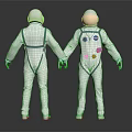 Modern Astronaut Spaceman Space Suit 3d model