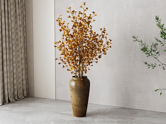 New Chinese Style Floor Vase Ornaments 3d model