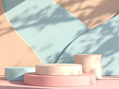 E-commerce booth 3d model