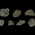 Landscape Stone Block Combination 3d model