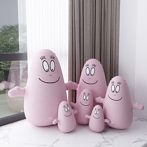 Modern Toy Cartoon Plush Toy 3d model