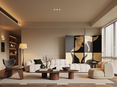 modern living room model