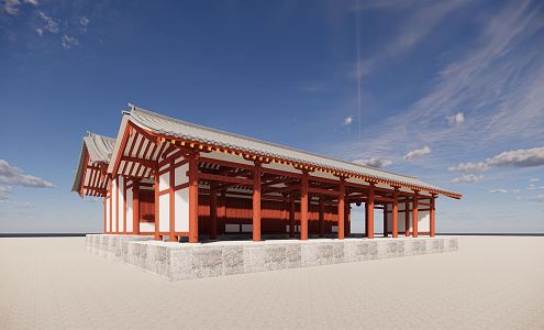 Chinese ancient building 3d model