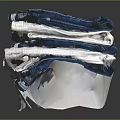Neatly Stacked Blue Jeans and White T-Shirts for Casual Daily Outfits