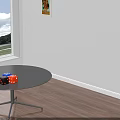 Colorful Dice with Dots in Blue Red Black for Board Game Entertainment