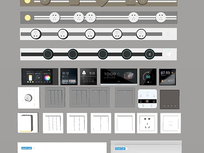 Modern Switch Socket model