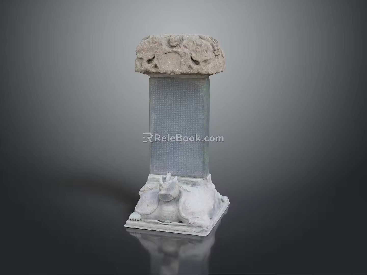 stone tablet turtle camel stone Egyptian architecture ancient Egyptian architecture obelisk Egyptian stone pillar 3d model