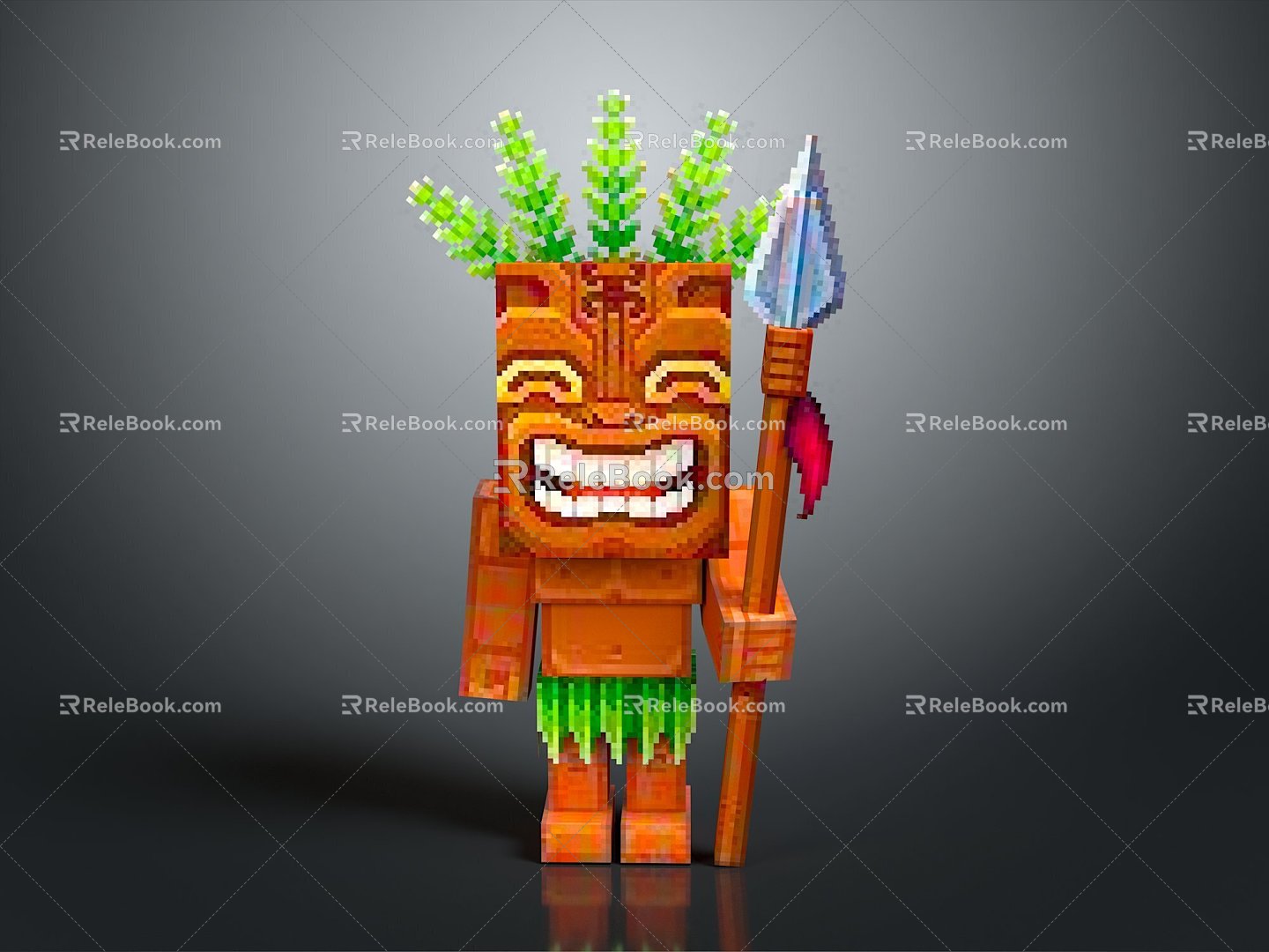 Savage Little Savage Primitive Tribe Monster Monster Cartoon Monster Cartoon Monster 3d model