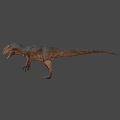 Realistic 3D Dinosaur Model With Horned Head Open Mouth And Detailed Skin Texture