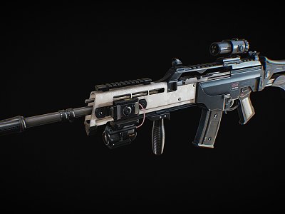 Weapons Assault Rifle model