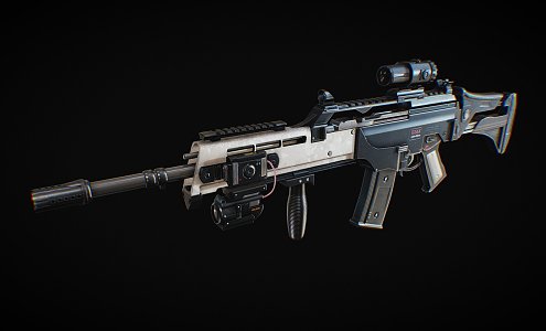 Weapons Assault Rifle 3d model