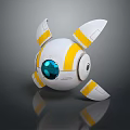 Modern robot drone robot assistant small robot 3d model