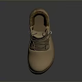Brown High Top Boots With Air Logo Mesh Panels And Laces For Daily Wear