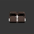 Modern Brown Leather Furniture Seats With Stitched Design Seat Belts And Armrests