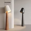 Japanese Style Nordic Floor Lamp Log Solid Wood Floor Lamp Silent Zen Floor Lamp New Chinese Style Atmosphere Lamp 3d model