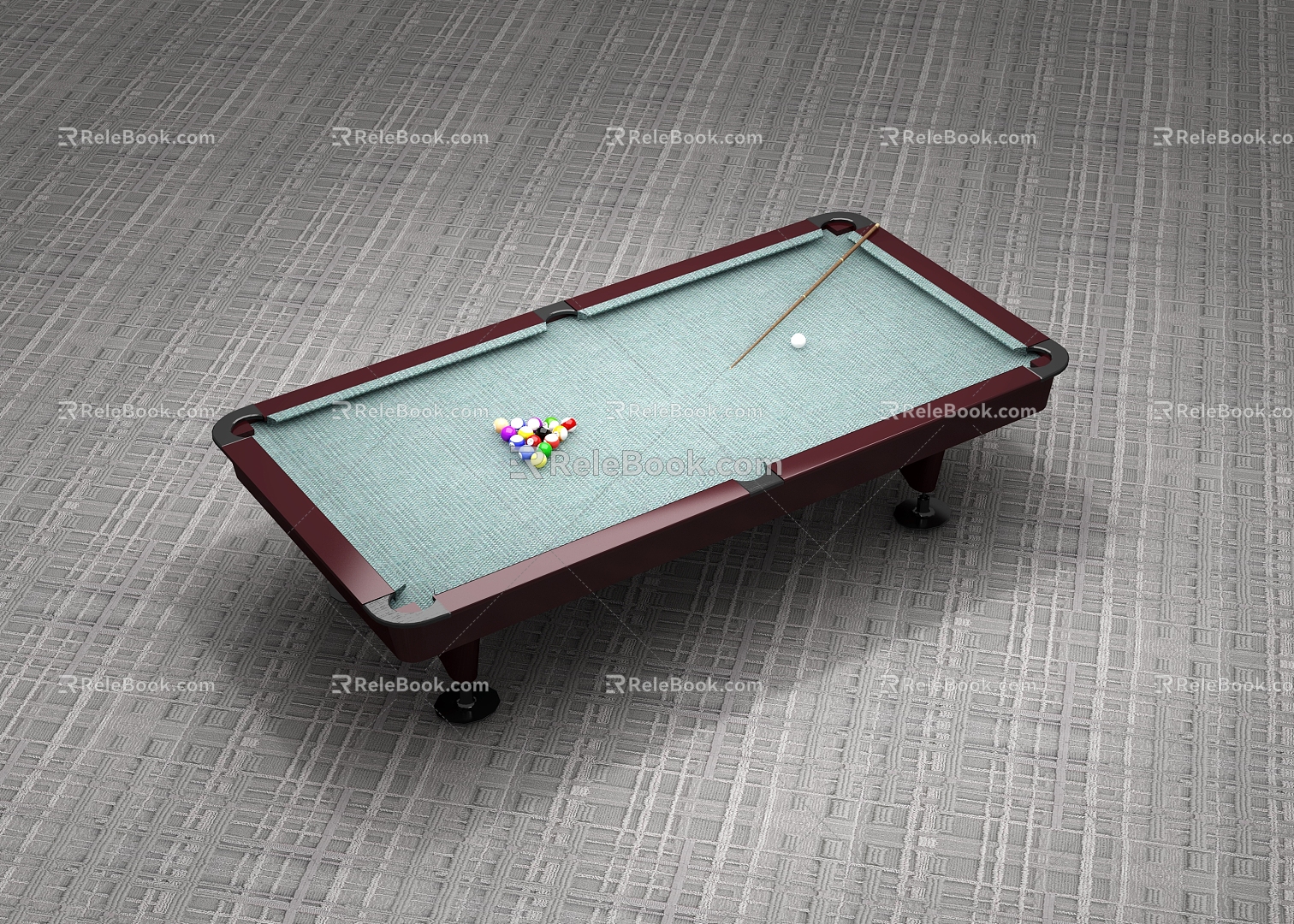 Billiard table 3d model