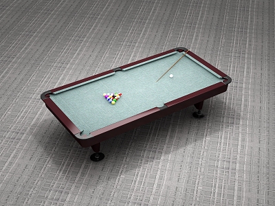 Billiard table 3d model