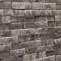 Gray Stone Brick Wall With Neatly Arranged Bricks And Natural Surface Texture 3d model