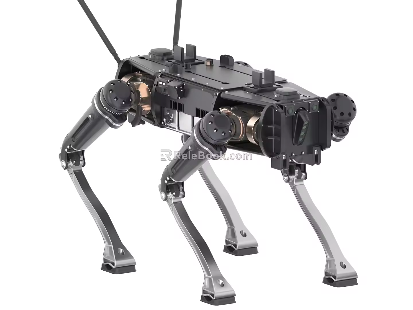 robot dog mechanical dog quadruped robot intelligent robot 3d model